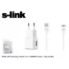 S-link SMG-492 2000mah Note 3 Şarj Kablo Priz Data Şarj Kablosu (KDO)