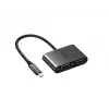 S-link Swapp SW-U516 4K@30Hz TypeC to HDMI + VGA Adaptör (KDO)