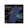 Samsung Galaxy A01 Core Kılıf Elit Yüzüklü Kapak - Lacivert