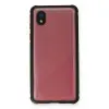 Samsung Galaxy A01 Core Kılıf Miami Şeffaf Silikon - Siyah