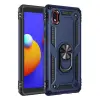 Samsung Galaxy A01 Core Kılıf Sofya Yüzüklü Silikon Kapak - Lacivert