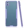 Samsung Galaxy A02 Kılıf Platin Silikon - Lila