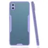 Samsung Galaxy A02 Kılıf Platin Silikon - Lila