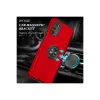 Samsung Galaxy A02s Kılıf Elit Yüzüklü Kapak - Kırmızı