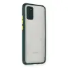 Samsung Galaxy A02s Kılıf Miami Şeffaf Silikon - Koyu Yeşil