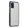 Samsung Galaxy A02s Kılıf Miami Şeffaf Silikon - Lacivert