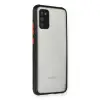 Samsung Galaxy A02s Kılıf Miami Şeffaf Silikon - Siyah
