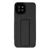 Samsung Galaxy A03 Kılıf Mega Standlı Silikon - Siyah