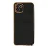 Samsung Galaxy A03 Kılıf Volet Silikon - Siyah