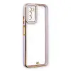 Samsung Galaxy A03s Kılıf Liva Lens Silikon - Lila