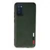 Samsung Galaxy A03s Kılıf Loop Deri Silikon - Yeşil