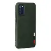Samsung Galaxy A03s Kılıf Loop Deri Silikon - Yeşil