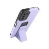 Samsung Galaxy A03s Kılıf Mega Standlı Silikon - Lila