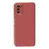 Samsung Galaxy A03s Kılıf Volet Silikon - Kırmızı