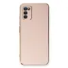Samsung Galaxy A03s Kılıf Volet Silikon - Pembe
