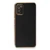 Samsung Galaxy A03s Kılıf Volet Silikon - Siyah
