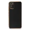 Samsung Galaxy A03s Kılıf Volet Silikon - Siyah