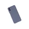 Samsung Galaxy A04 Kılıf Nano İçi Kadife Silikon - Gri