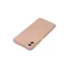 Samsung Galaxy A04 Kılıf Nano İçi Kadife Silikon - Pudra