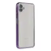 Samsung Galaxy A04 Kılıf Razer Lensli Silikon - Mor