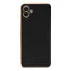 Samsung Galaxy A04 Kılıf Volet Silikon - Siyah
