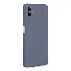 Samsung Galaxy A04e Kılıf Nano İçi Kadife Silikon - Gri