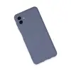 Samsung Galaxy A04e Kılıf Nano İçi Kadife Silikon - Gri