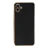 Samsung Galaxy A04e Kılıf Volet Silikon - Siyah