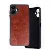 Samsung Galaxy A06 Kılıf Aras Deri Kapak - Bordo