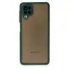 Samsung Galaxy A12 Kılıf Montreal Silikon Kapak - Yeşil