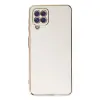 Samsung Galaxy A12 Kılıf Volet Silikon - Beyaz