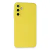 Samsung Galaxy A15 4g Kılıf Nano İçi Kadife Silikon - Sarı