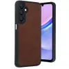 Samsung Galaxy A16 5g Kılıf Aras Deri Kapak - Taba