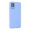 Samsung Galaxy A22 Kılıf Lansman Glass Kapak - Mavi