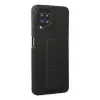 Samsung Galaxy A22 Kılıf Mega Standlı Silikon - Siyah