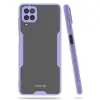 Samsung Galaxy A22 Kılıf Platin Silikon - Lila