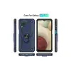 Samsung Galaxy A22 Kılıf Sofya Yüzüklü Silikon Kapak - Lacivert