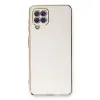 Samsung Galaxy A22 Kılıf Volet Silikon - Beyaz
