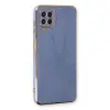 Samsung Galaxy A22 Kılıf Volet Silikon - Mavi