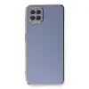 Samsung Galaxy A22 Kılıf Volet Silikon - Mavi
