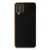Samsung Galaxy A22 Kılıf Volet Silikon - Siyah