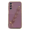 Samsung Galaxy A24 4g Kılıf Esila Silikon - Mor