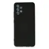 Samsung Galaxy A32 Kılıf Nano İçi Kadife Silikon - Siyah