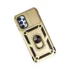 Samsung Galaxy A33 5g Kılıf Pars Lens Yüzüklü Silikon - Gold