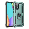 Samsung Galaxy A33 5g Kılıf Sofya Yüzüklü Silikon Kapak - Yeşil