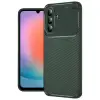 Samsung Galaxy A37 5g Auto Focus Karbon Kapak - Koyu Yeşil