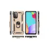 Samsung Galaxy A52 Kılıf Sofya Yüzüklü Silikon Kapak - Gold