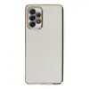 Samsung Galaxy A52 Kılıf Volet Silikon - Beyaz