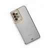 Samsung Galaxy A53 5g Kılıf Liva Lens Silikon - Beyaz