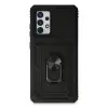 Samsung Galaxy A53 5g Kılıf Pars Lens Yüzüklü Silikon - Siyah